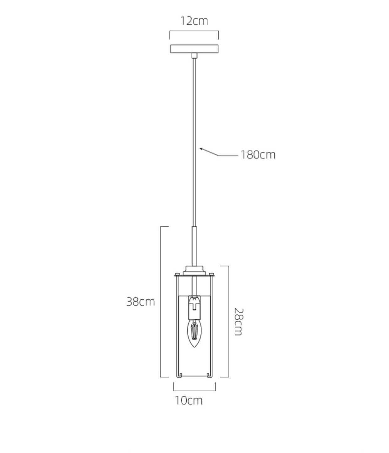 โคมไฟแขวนเพดานแก้วทรงกระบอกลาย Crack glass โครงเหล็กสีทองเหลือง [ACG-87427]