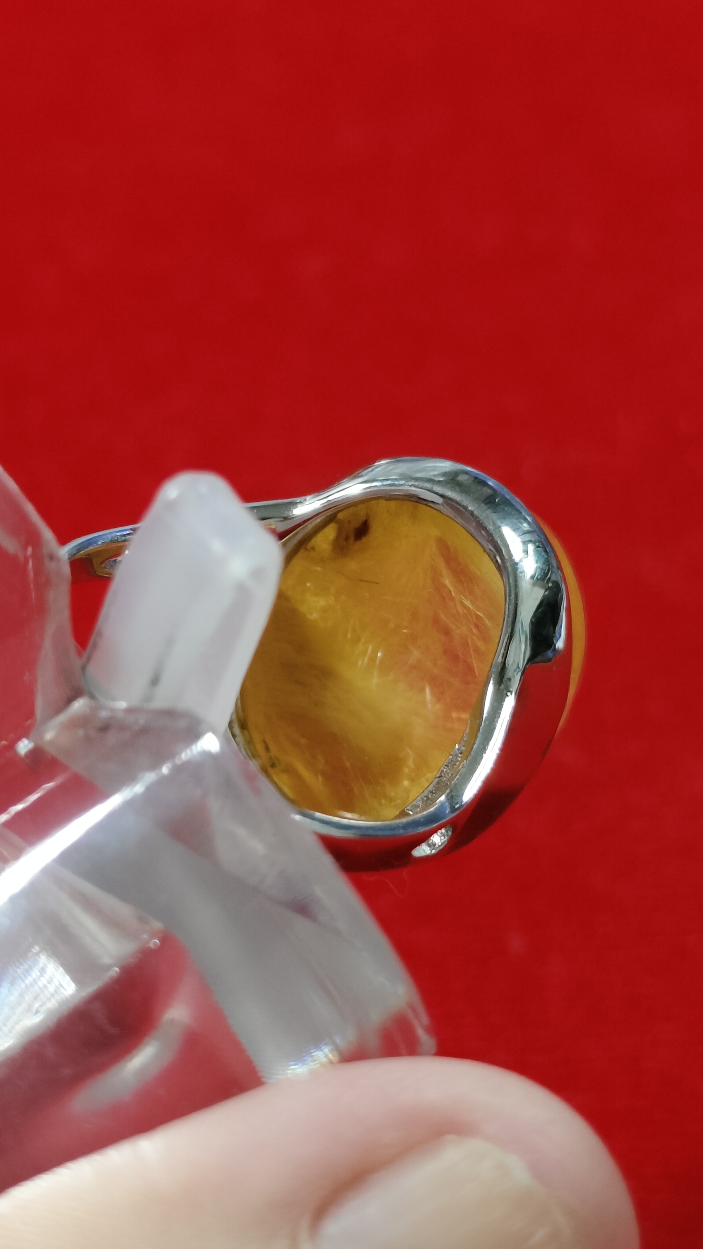 #แหวนไหมทองแก้ววิตูลขนทราย รหัสR-0091