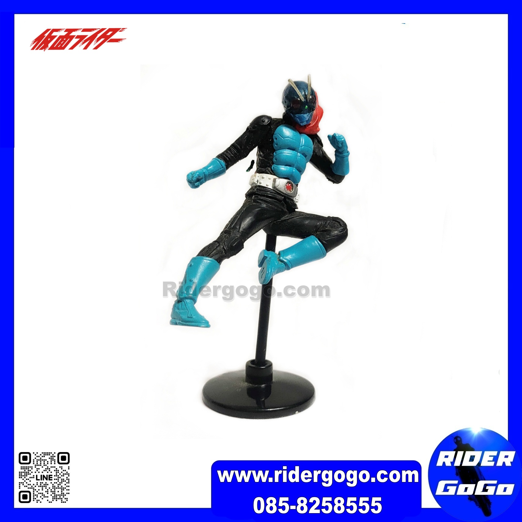 Bandai โมเดล HG First V1 V2 Rider Kick กาชาปอง คาเมนไรเดอร์ Masked Kamen Rider Gashapon วี1 วี2