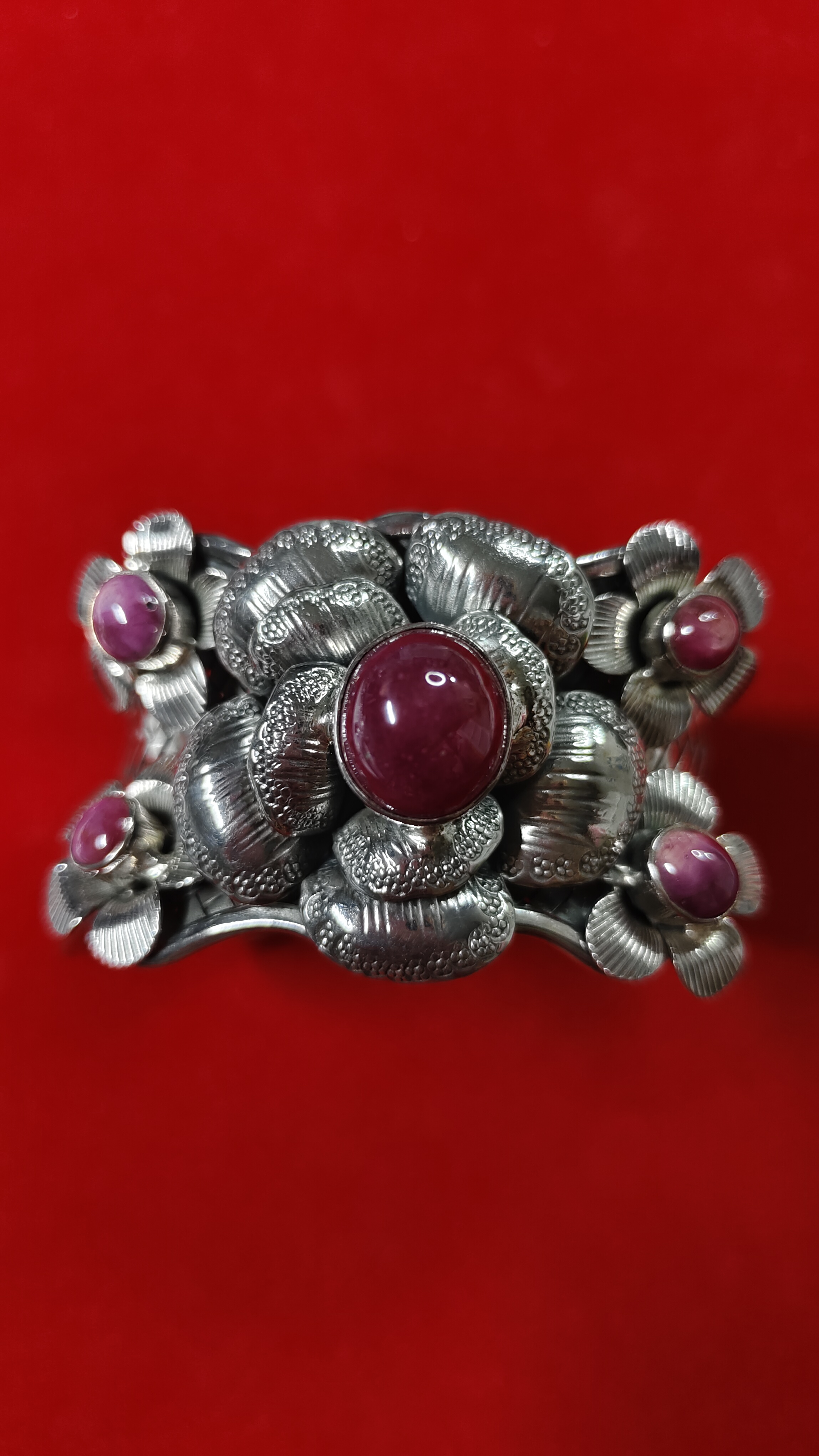 #ชุดเซ็ทเงินแท้ฝังทับทิมแท้