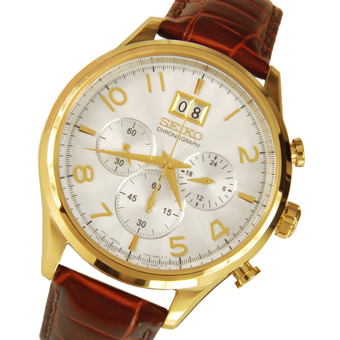 Seiko Men'sClassic White Watch SPC088P1