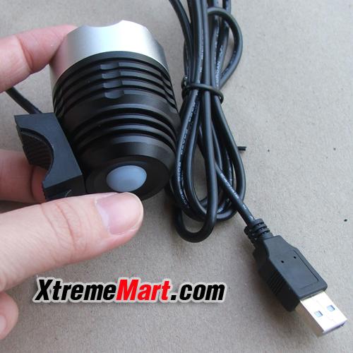 ไฟฉายติดจักรยาน Power Bank USB CREE XML XM L T6 1200 Lumen LED Cycle Bicycle Lamp Bike Light Headlamp Headlight Camping