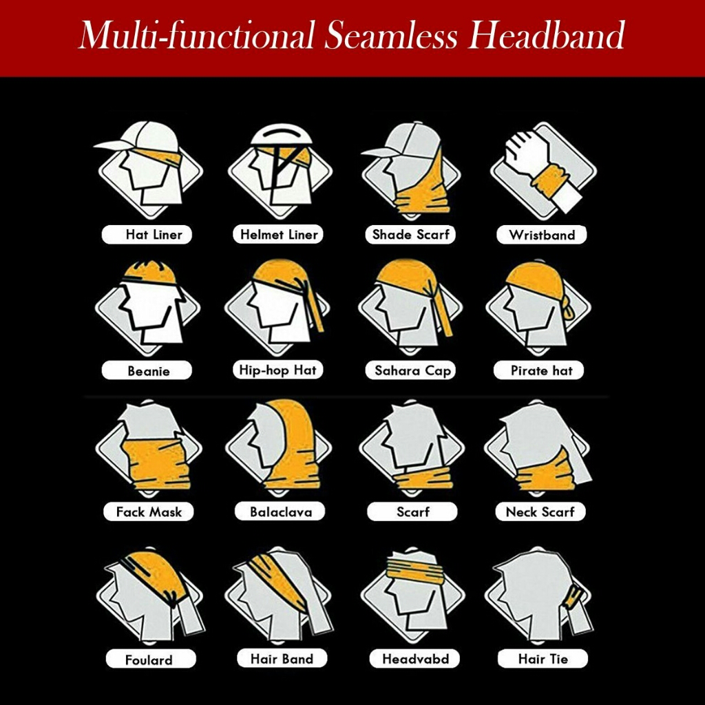 ผ้าบัฟ ผ้าโพกหัว Head Wear