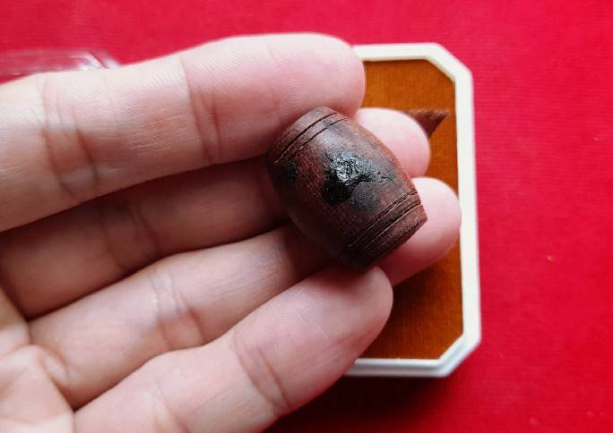 ตะโพน(มหาลาภเมตตาเสหน่ห์ ชื่อเสียงโด่งดัง) ไม้แก่นมะขามร้อยปี ปี2561 - หลวงปู่เล็ก วัดทำนบ