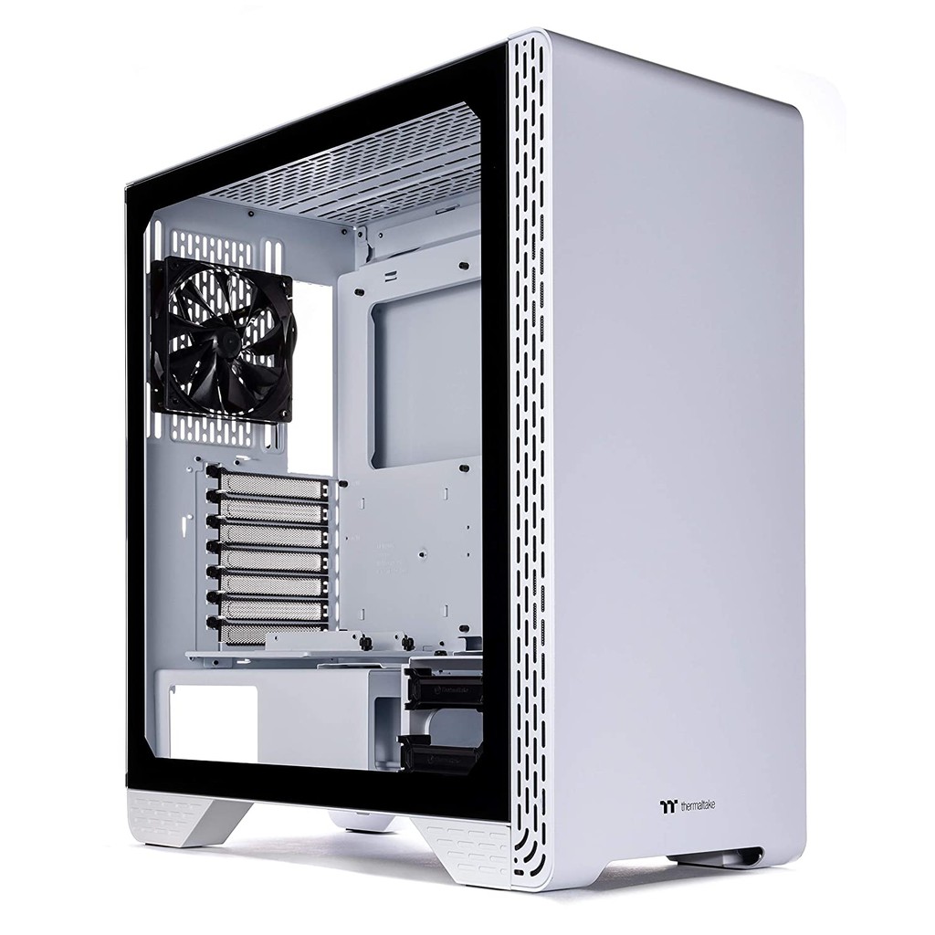 Thermaltake S300 Tempered Glass ATX Mid-Tower Case ขาว/ดำ