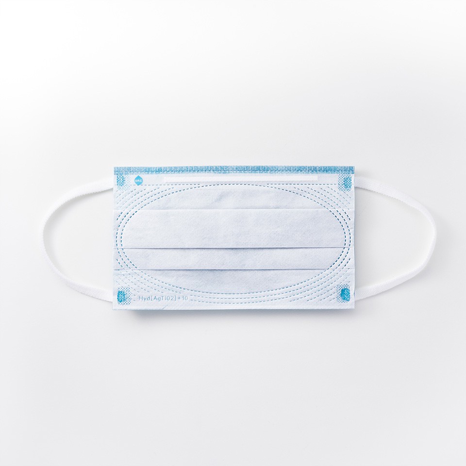 หน้ากากอนามัยสำหรับผู้ใหญ่ DR.C HydroSilver Titanium +10 Mask