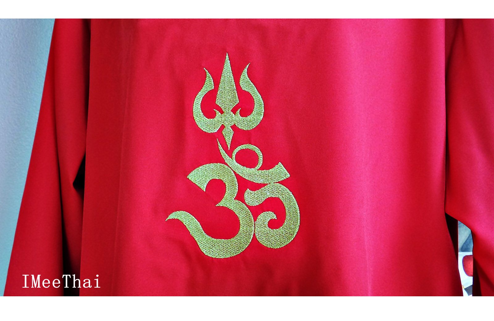 เสื้อสีแดง โอม ตรีศูล พระพิฆเนศ พระศิวะ