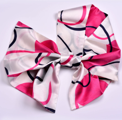 ผ้าพันคอ,ผ้าผูกคอ,โบว์ติดเสื้อ,Bow Tile AO6807039 สีภาพ