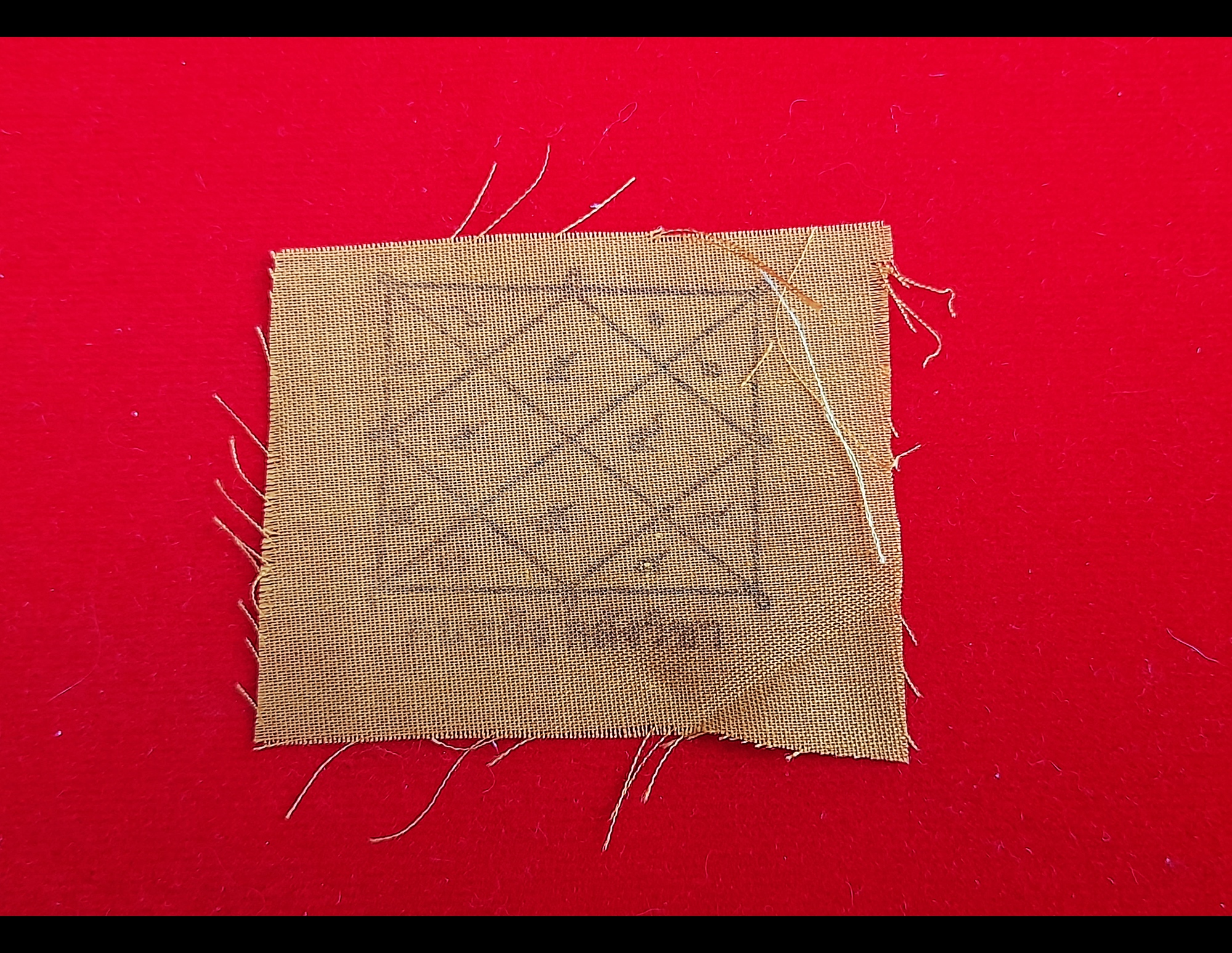 ผ้ายันต์จีวร หลวงปู่เดินหน อิเกสาโร(หลวงปู่เทพโลกอุดร) ยันต์ตรีนิสิงเห ปี2563 (แถมสายสิญจน์หลวงปู่เดินหน) #รับประกันแท้ - จัดสร้างโดยคนขลังคลังวิชา