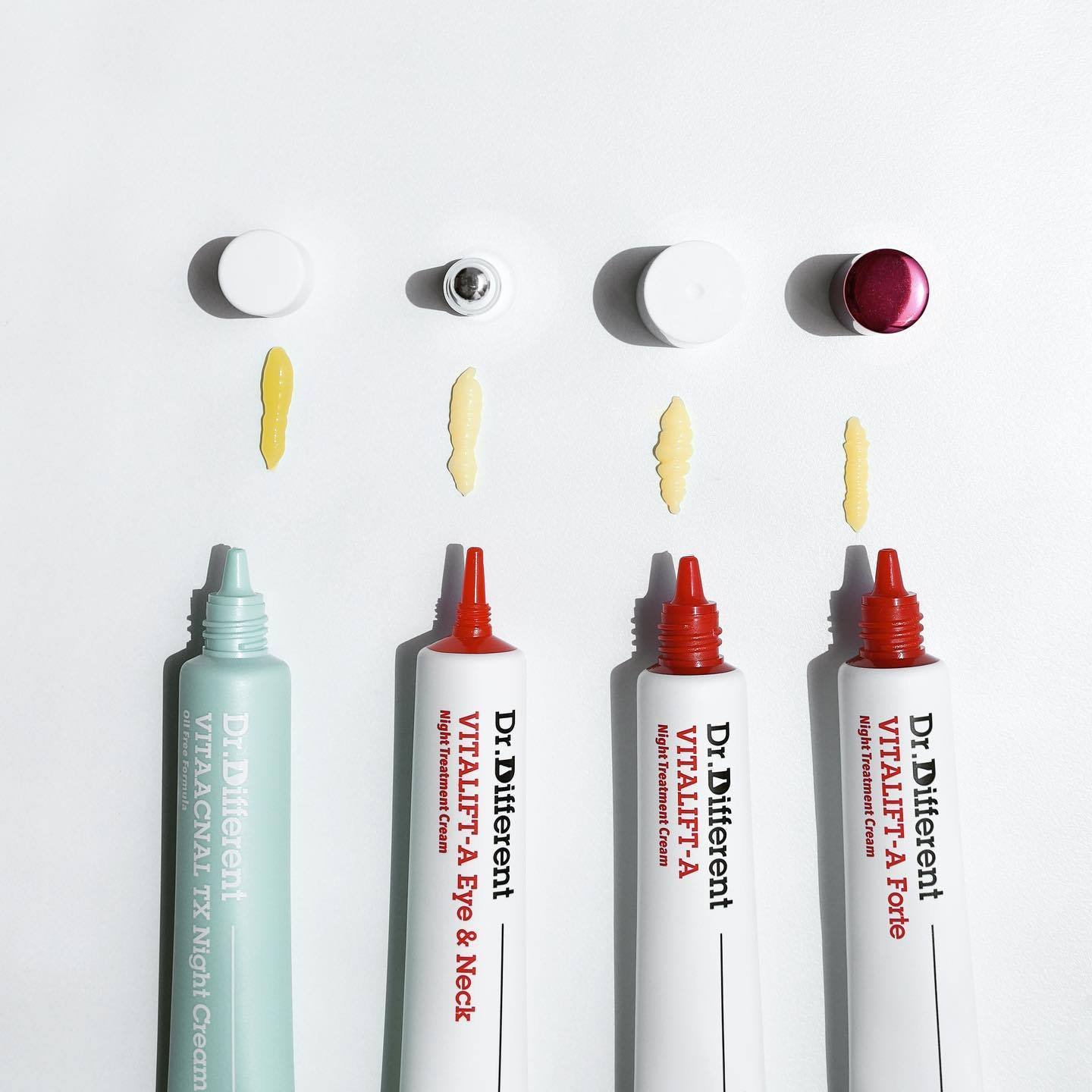 Dr.Different VitaAcnal TX Night Cream Oil Free Formula 20g ไนท์ครีมสำหรับผู้มีปัญหาสิว ผิวไม่เรียบเนียน และมีรอยสิว