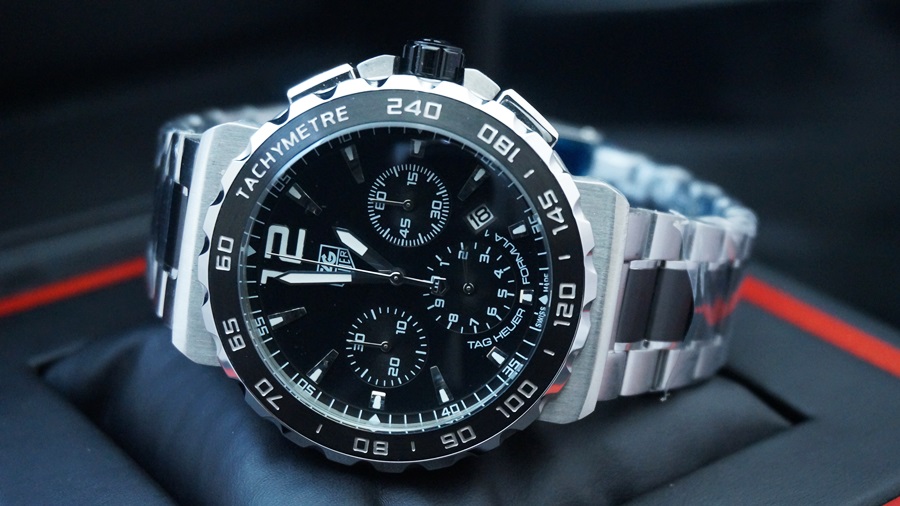 นาฬิกา TAG Heuer Formula 1 Chonograph ขอบดำ งานเนียนบอดี้สวิส สวยขั้นเทพมากๆ