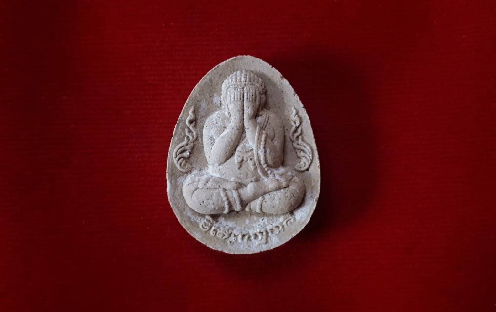 พระปิดตามหาเศรษฐี เนื้อผง ปี2562 - หลวงพ่อเล็ก วัดท่าขนุน - หลวงตาม้า วัดถ้ำเมืองนะ