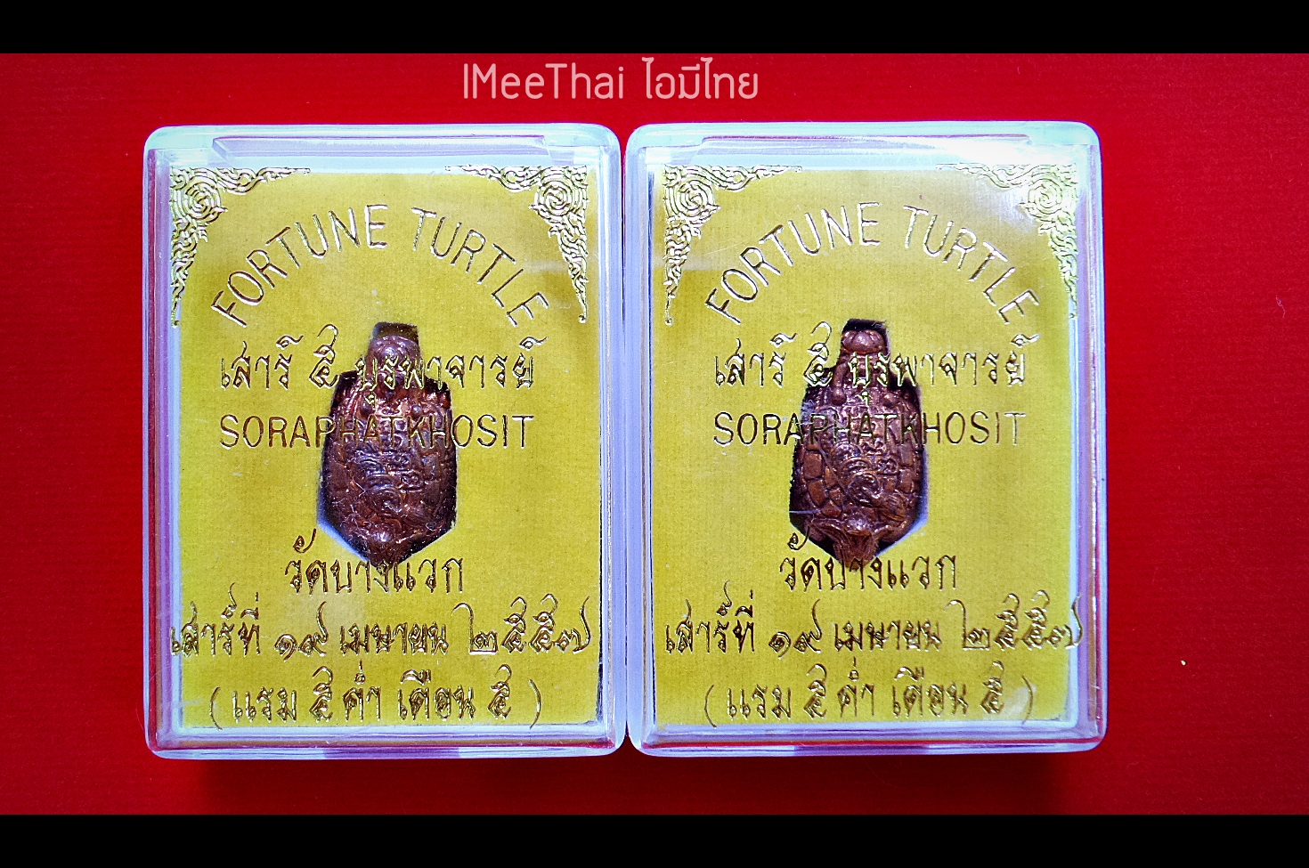 เต่ามังกร (ขนาดพกพา) ปี2557 #รับประกันแท้ - พระอาจารย์หนุ่ม วัดบางแวก