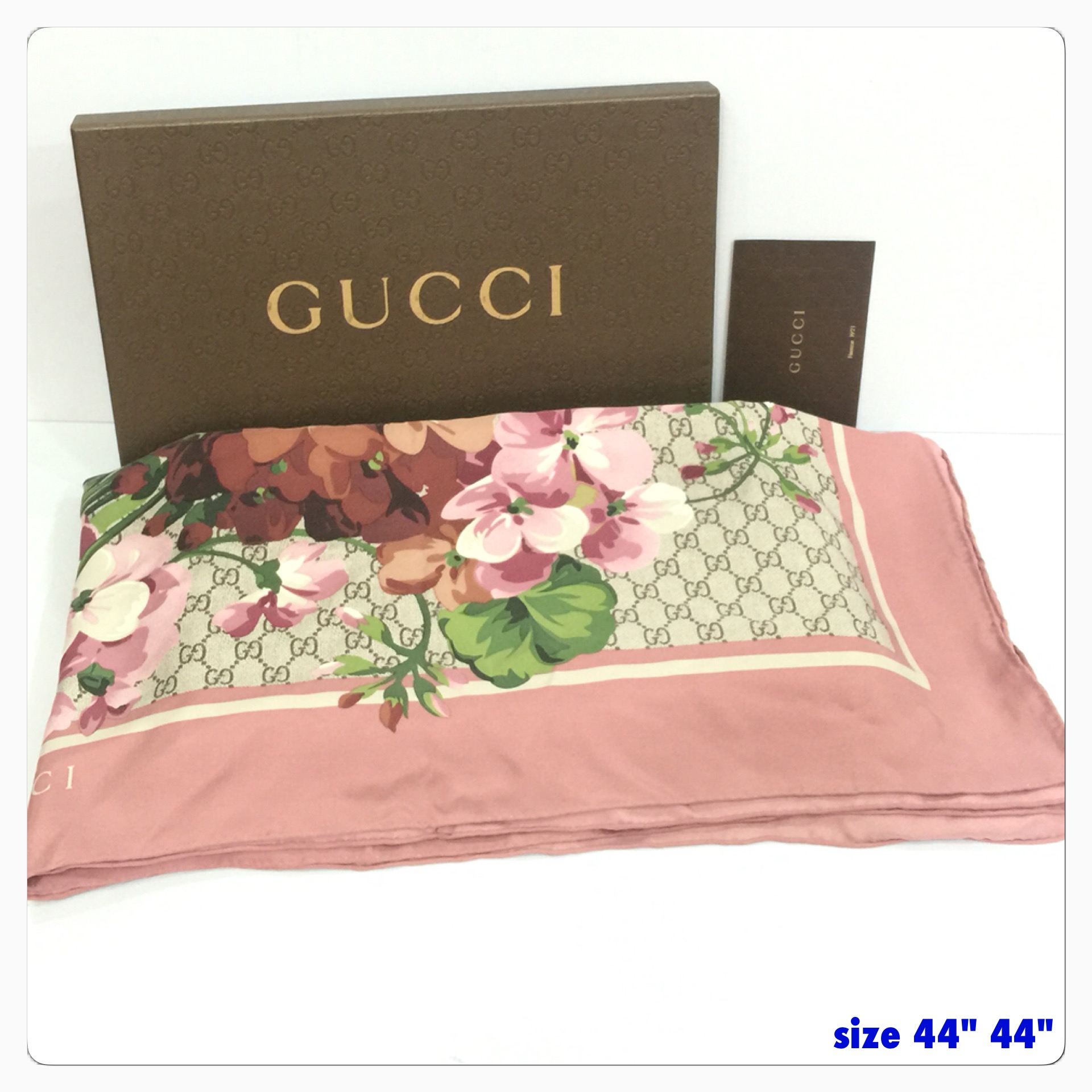 GUCCI Blooms print silk 2016