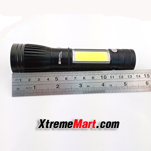 ไฟฉายพร้อมไฟโคมด้านข้าง แสงสีขาว RAYPAL APL-545 18000w Electric Torch Power Flashlight