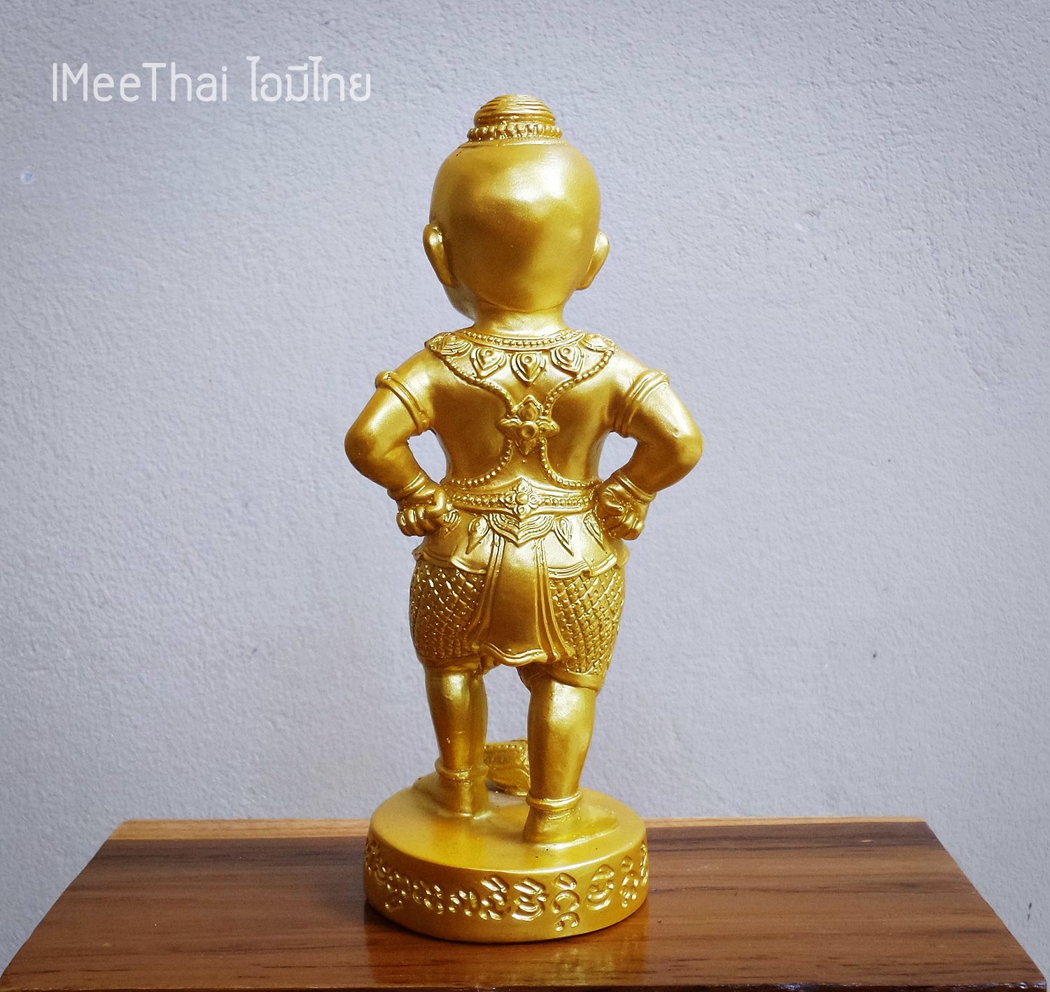 รูปหล่อ กุมารทอง พระสังฆ์ทองจินดามณี เรียกทรัพย์ (เนื้อเรซิ่น สูง7นิ้ว) ปี2559-2560 - อาจารย์ธรรมนูญ สำนักบัวแปดกลีบ(ท่านย่าเฒ่า) จ.ชลบุรี #รับประกันแท้