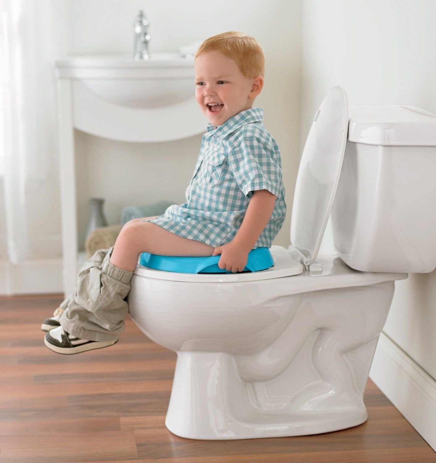 กระโถนฝึกขับถ่ายทรงชักโครกสุดน่ารัก Fisher-Price Learn to Flush Potty