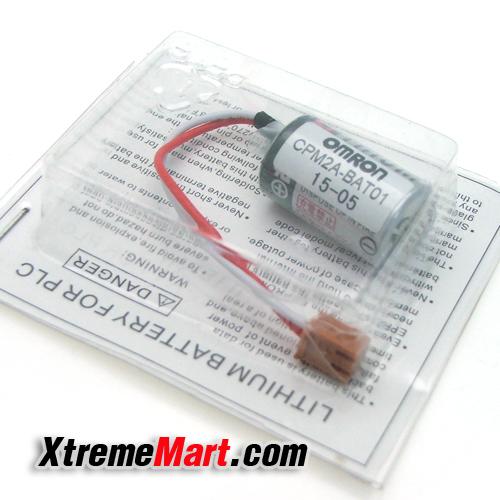 แบตเตอรี่ OMRON CPM2A-BAT01 Toshiba ER3V ขั้วสีน้ำตาลเล็ก 3.6V Lithium Battery