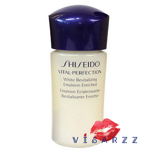(Tester) Shiseido Vital Perfection White Revitalizing Emulsion Enriched 15mL ฟื้นบำรุงผิวจากความแห้งกร้านให้ผิวชุ่มชื่น และเสริมประสิทธิภาพการฟื้นบำรุงผิวจากริ้วรอยแห่งวัย