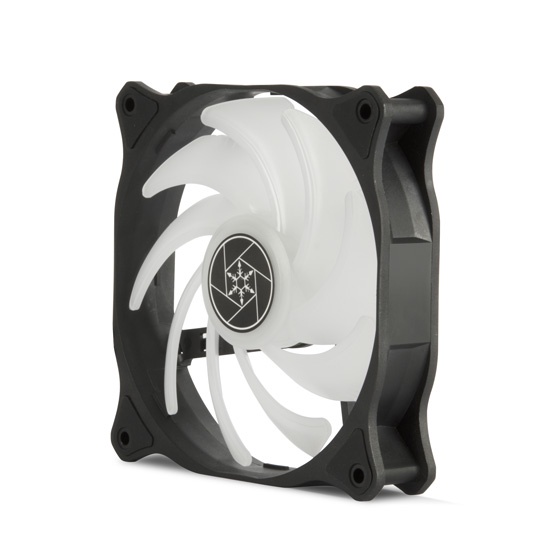 พัดลม SilverStone Air Blazer 120R ARGB BK 12CM รับประกันศูนย์ไทย1ปี #พัดลมติดเคส สีดำ ARGB FAN CASE 120mm (Black)