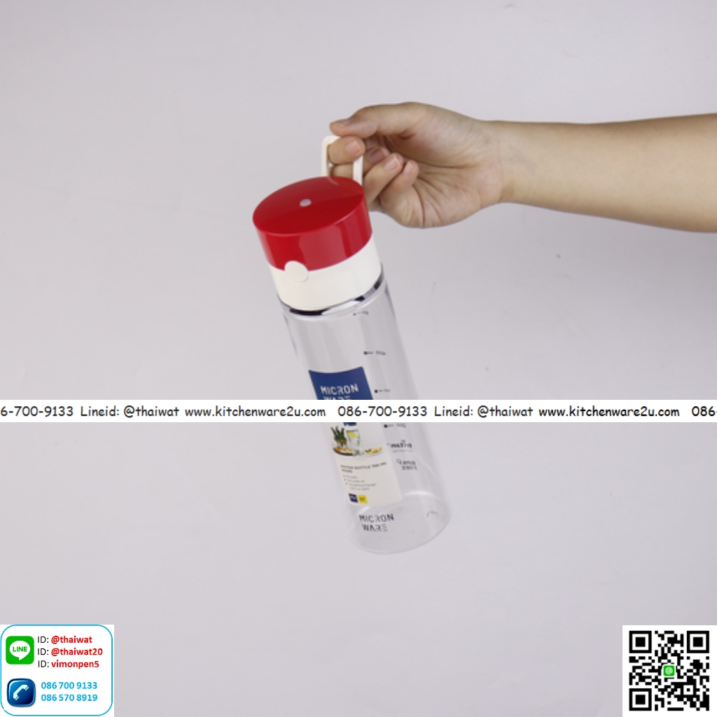 P07849 ขวดน้ำดื่ม Superlock จุ 0.72 ลิตร No.5299 (ขนาด 7.3 ซม.(กว้าง) X 7.3 ซม.(ยาว) X 25.2 ซม(สูง) ราคาส่งต่อ 12 ใบ :เฉลี่ย 130 บ./ใบ