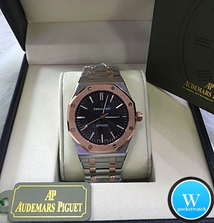 นาฬิกา Audemars Piguet Royal Oak 15400 แสตนเลสแท้ หน้าดำ