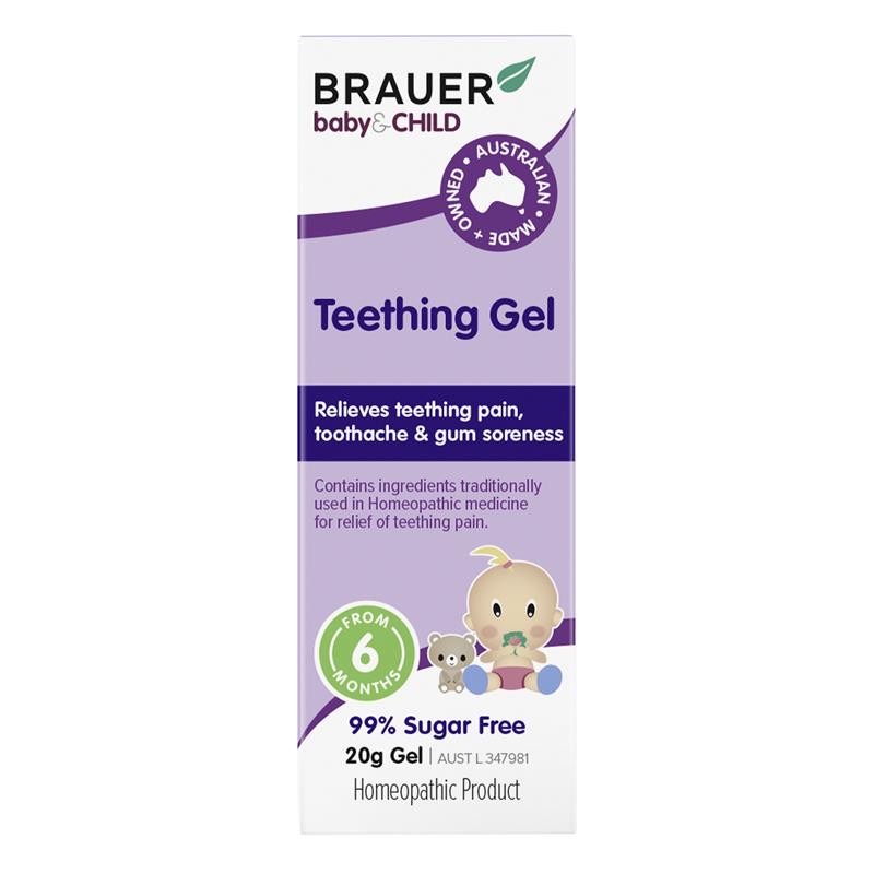 เจลบรรเทาอาการเจ็บปวดขณะฟันขึ้น BRAUER Baby & Child Teething Gel