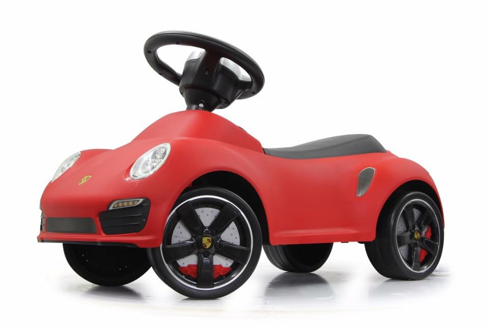 รถซุปเปอร์คาร์ขาไถลิขสิทธิ์แท้ของรถยนต์ Porsche รุ่น Porsche 911 Turbo Push Car - Red