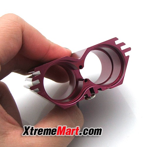 บอดี้ไฟฉายติดจักรยาน SolarStorm X2 สีแดง