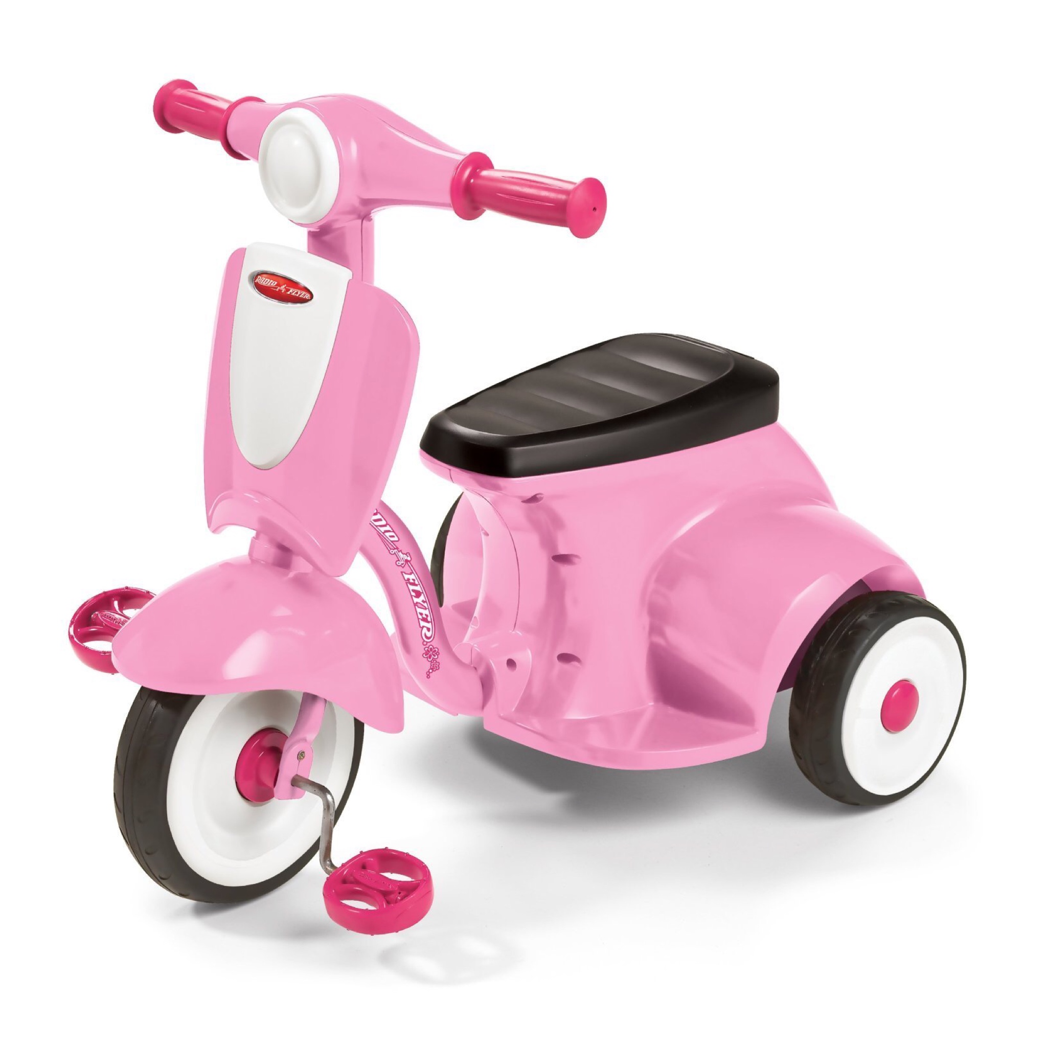 รถจักรยานสามล้อทรงเวสป้า Radio Flyer Classic Lights & Sounds Trike (Pink)