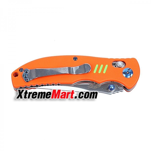 มีดพับ GANZO-G7501-OR Satin 440C G10 Handle Scales Folding Knife