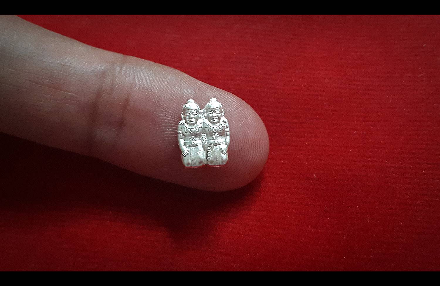 กัณหา-ชาลี เนื้อเงินแท้ ปี2561 (หลวงพ่อเล็ก วัดท่าขนุน ปลุกเสก) #รับประกันแท้