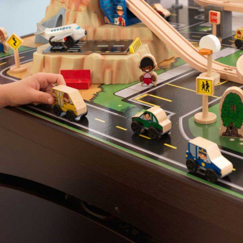 โต๊ะกิจกรรมเอนกประสงค์พร้อมชุดโมเดล KidKraft Metropolis Train Set and Table