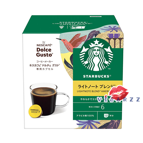 BBE.04/25 (Lightnote Blend Americano) Starbucks Capsule Dolce Gusto x12 Capsules แคปซูล สตาร์บัคส์