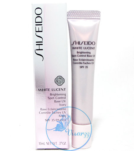 (Tester) Shiseido White Lucent Brightening Spot-Control Base UV SPF35 PA++ # Ivory 10 mL เมคอัพเบสช่วยปรับสีผิวให้สม่ำเสมอ พร้อมสารป้องกัน UV ปกป้องรอ