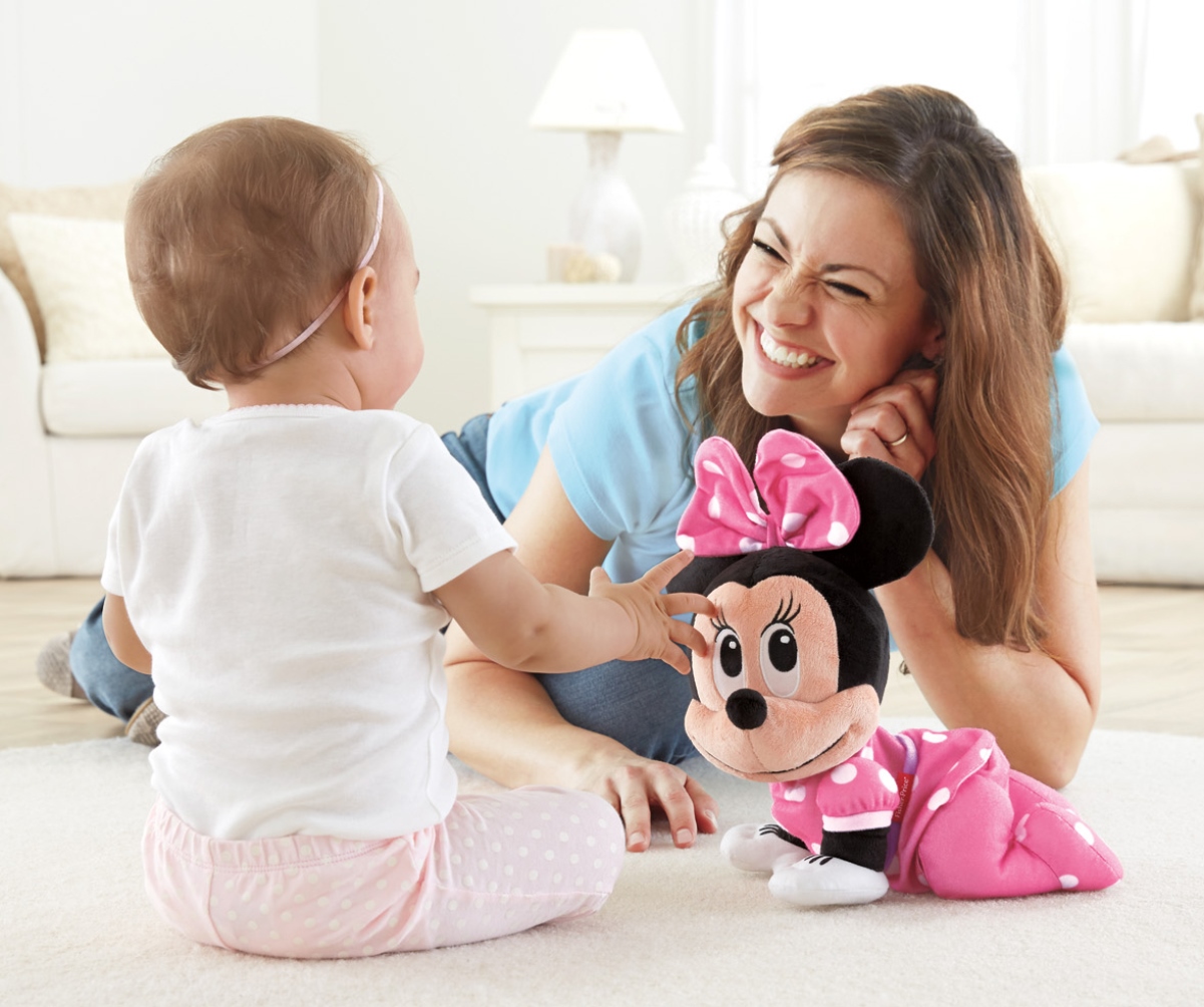 มินนี่เม้าส์ชวนคลาน Fisher-Price Disney Baby Minnie Mouse Musical Touch 'n Crawl