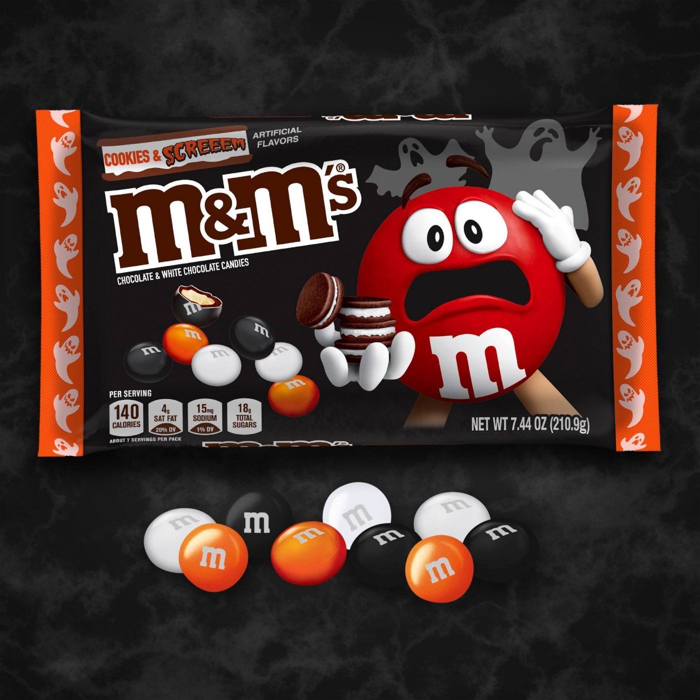 ขนมช็อกโกแลตฮาโลวีน M&M's Halloween Chocolate Candies - COOKIES & SCREEEM