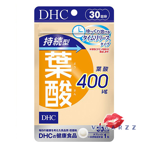 DHC Folic Acid Sustainable 30 Days วิตามินดีเอชซี โฟลิค รุ่น Time Release คือค่อยๆ ดูดซึม ช่วยบำรุงสำหรับเตรียมตัวก่อน หรือระหว่างตั้งครรภ์