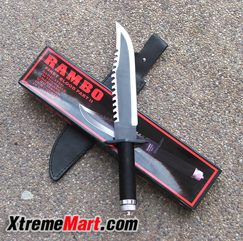 มีดเดินป่า Rambo First Blood II - Rambo 2 Survival Knife & combat knife & outdoor knife & tactical knife & hunting knife ( OEM Top Quality )