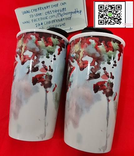 !!Starbucks USA แท้และสวยโดน#Double Wall Ceramic Globe Traveler - 12 fl ozใบนี้สวย Art Hipsterต้องชอบ เหมาะเป็นของขวัญและเก็บสะสมอย่างมากBy Cherrynatshopนำเข้าStarbucks USAแท้ใหม่ไร้ตำหนิและที่สำคัญหายาก