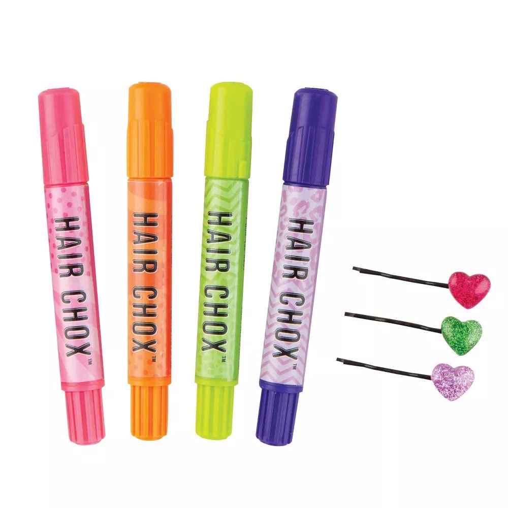 ปากกาชอล์คเปลี่ยนสีผมสำหรับเด็ก Fashion Angels Hair Chox Design Set