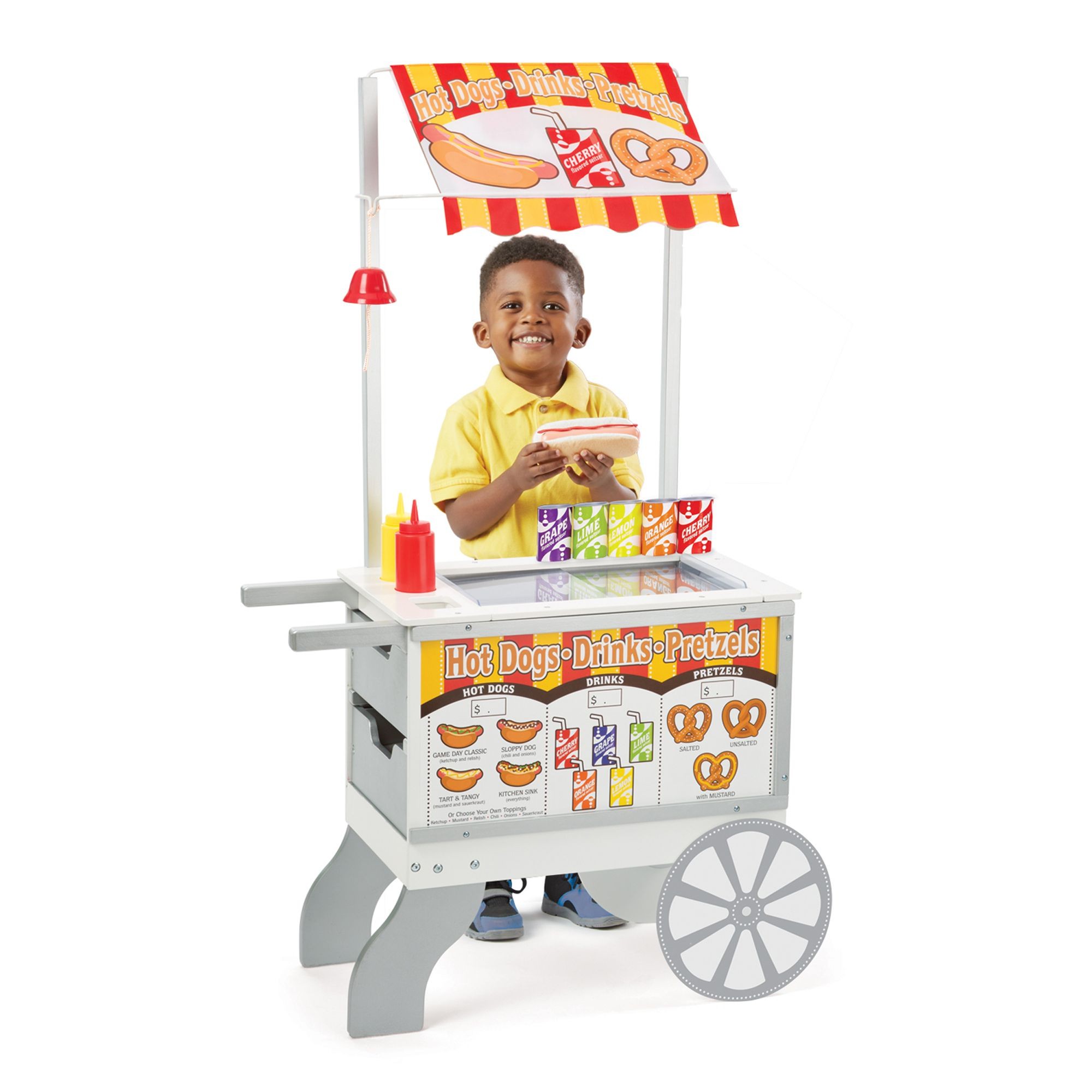 รถเข็นอาหารและไอศครีม Melissa & Doug Snacks & Sweets Food Cart
