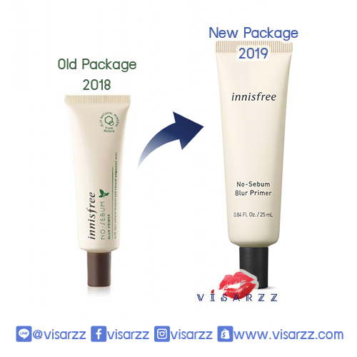 (ขายส่ง 235.-) Innisfree No Sebum Blur Primer 25mL ไพรเมอร์คุมมัน พรางรูขุมขนได้ดีเยี่ยม ช่วยคุมความมัน ไม่อุดตันรูขุมขน อุดมด้วยสารสกัดจากธรรมชาติจากเกาะเจจู