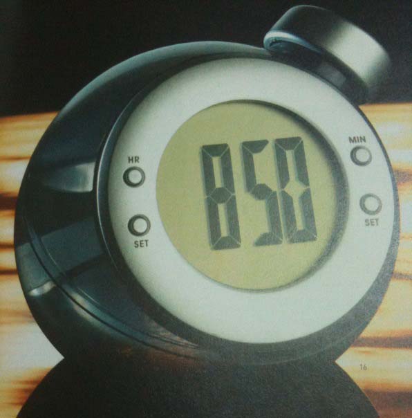 นาฬิกาพลังน้ำ ทรงกลม Size 10.6 x 10.4 x 9.1 cm