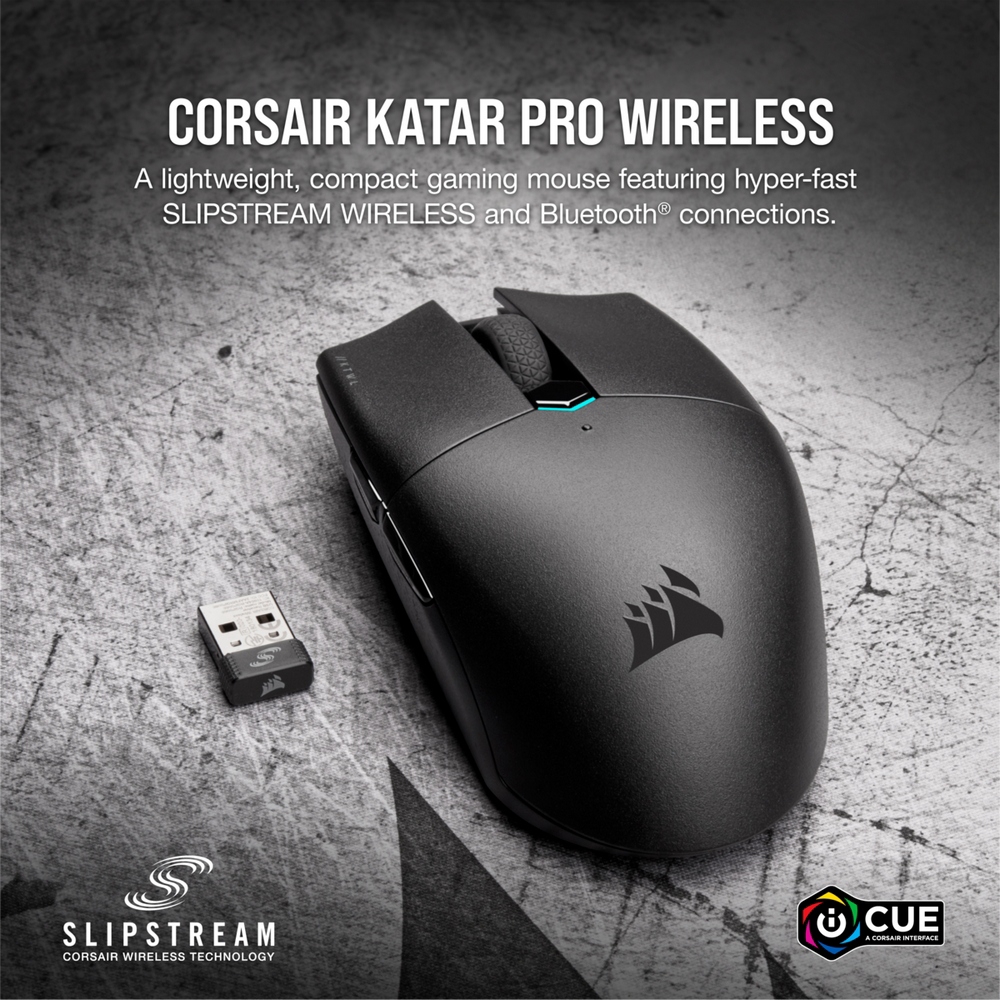 MOUSE CORSAIR KATAR PRO RGB Wireless 10,000 DPI #เม้าส์เกมมิ่ง