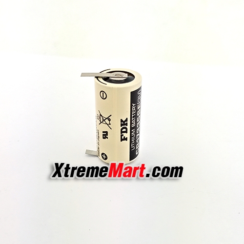 แบตเตอรี่ FDK (SANYO) Battery CR17335SE (2/3A) Lithium 3V 1800mAh (มี Tap)