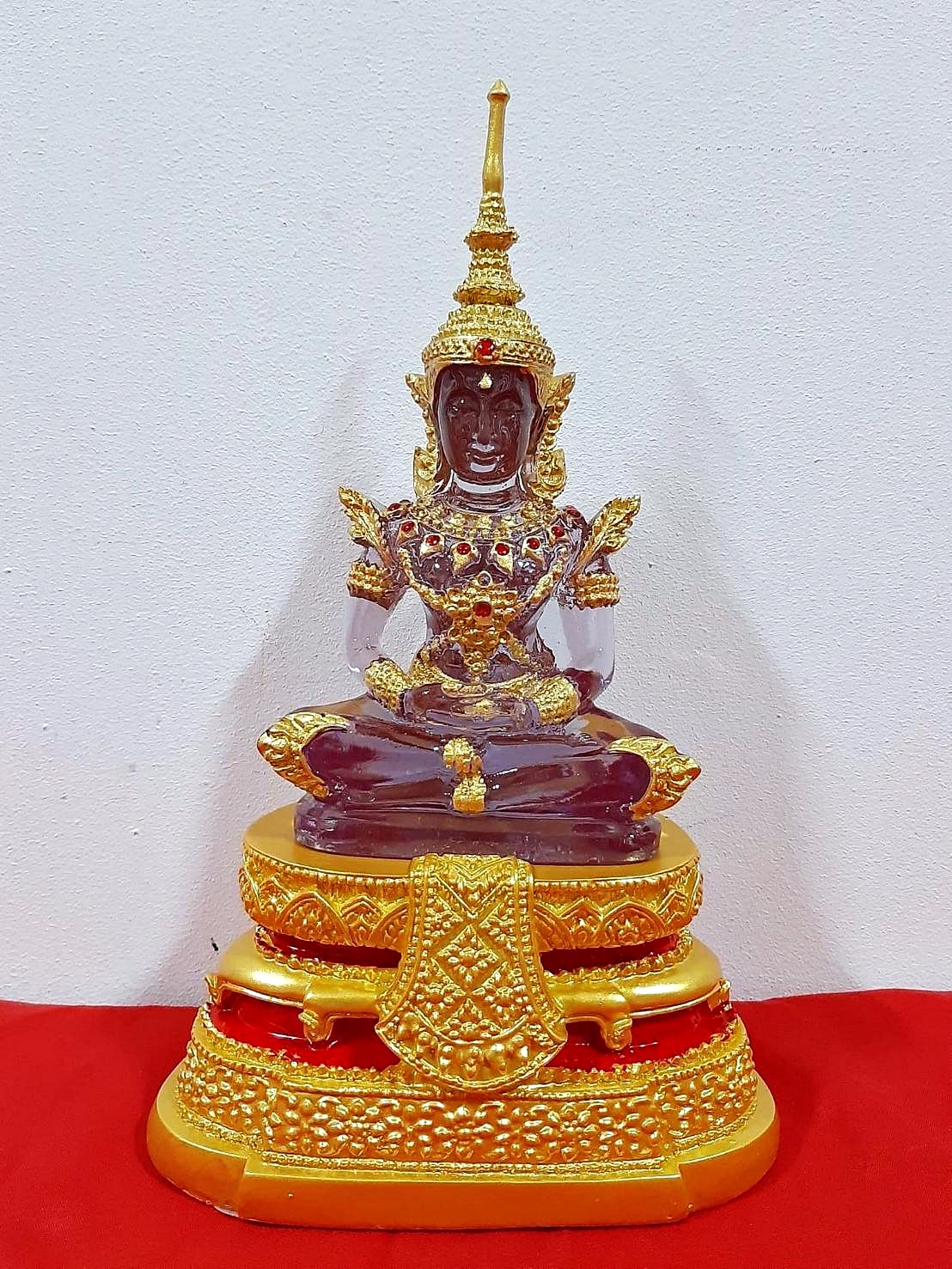 พระแก้วมรกต หน้าตัก5นิ้ว (ครบชุด8สี 8องค์) - (สีขาว สีแดง สีเหลือง สีชมพุ สีเขียว สีส้ม สีฟ้า สีม่วง)