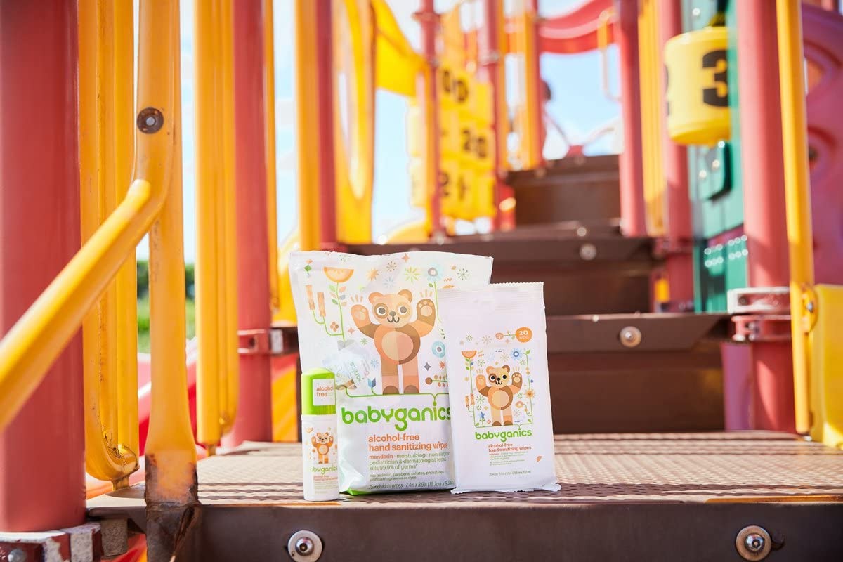 โฟมทำความสะอาดมือปลอดสารพิษ Babyganics On-The-Go Alcohol-Free Foaming Hand Sanitizer