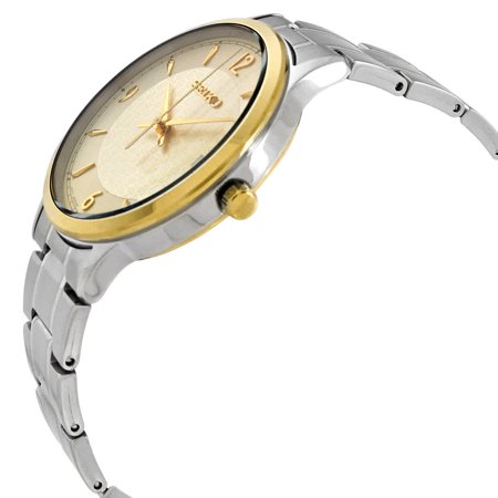 Karnvera Shop นาฬิกาข้อมือผู้ชาย Seiko Essentials Quartz Champagne Dial Men's Watch SGEH92P1