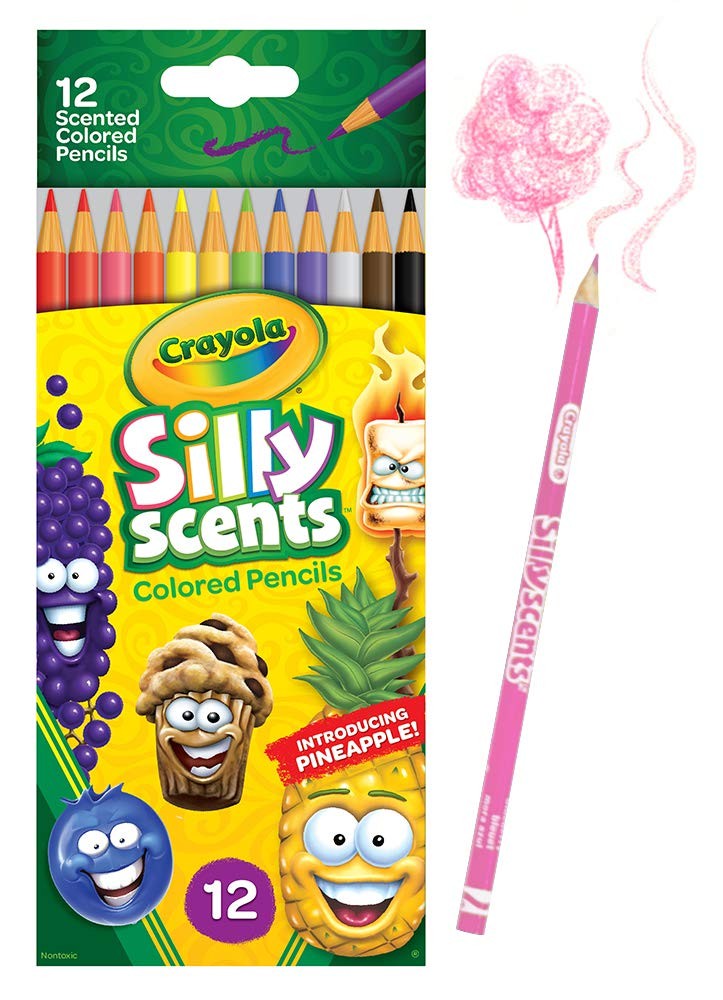 สีไม้พร้อมกลิ่นหอม Crayola Silly Scents Colored Pencils (12-Pack)